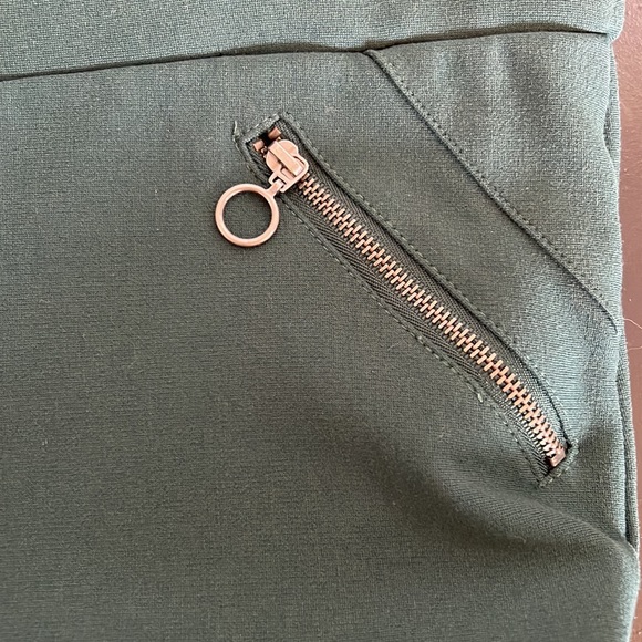 June & Hudson peacock green skinny pants - Picture 5 of 6